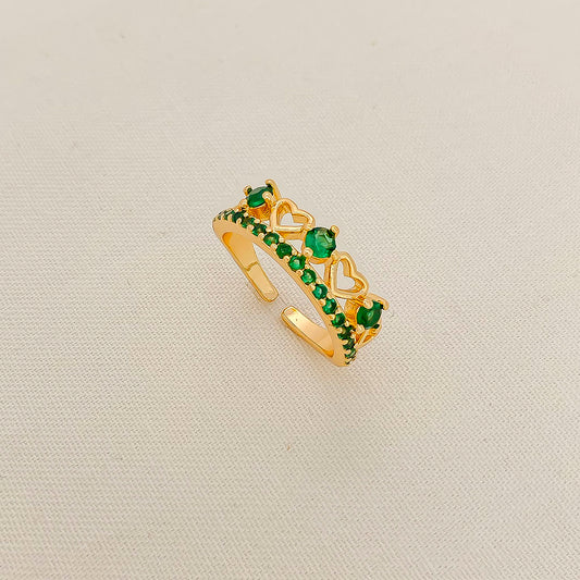 Anillo ajustable en cover gold