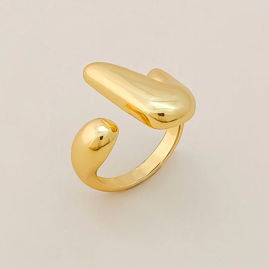 anillo cover gold,    dorado -