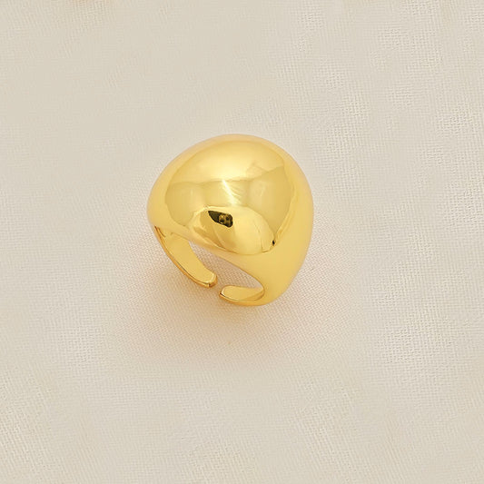 Anillo ajustable en cover gold