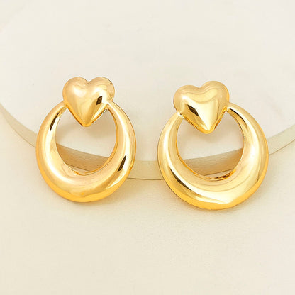 Aretes Cover Gold,    Dorado -