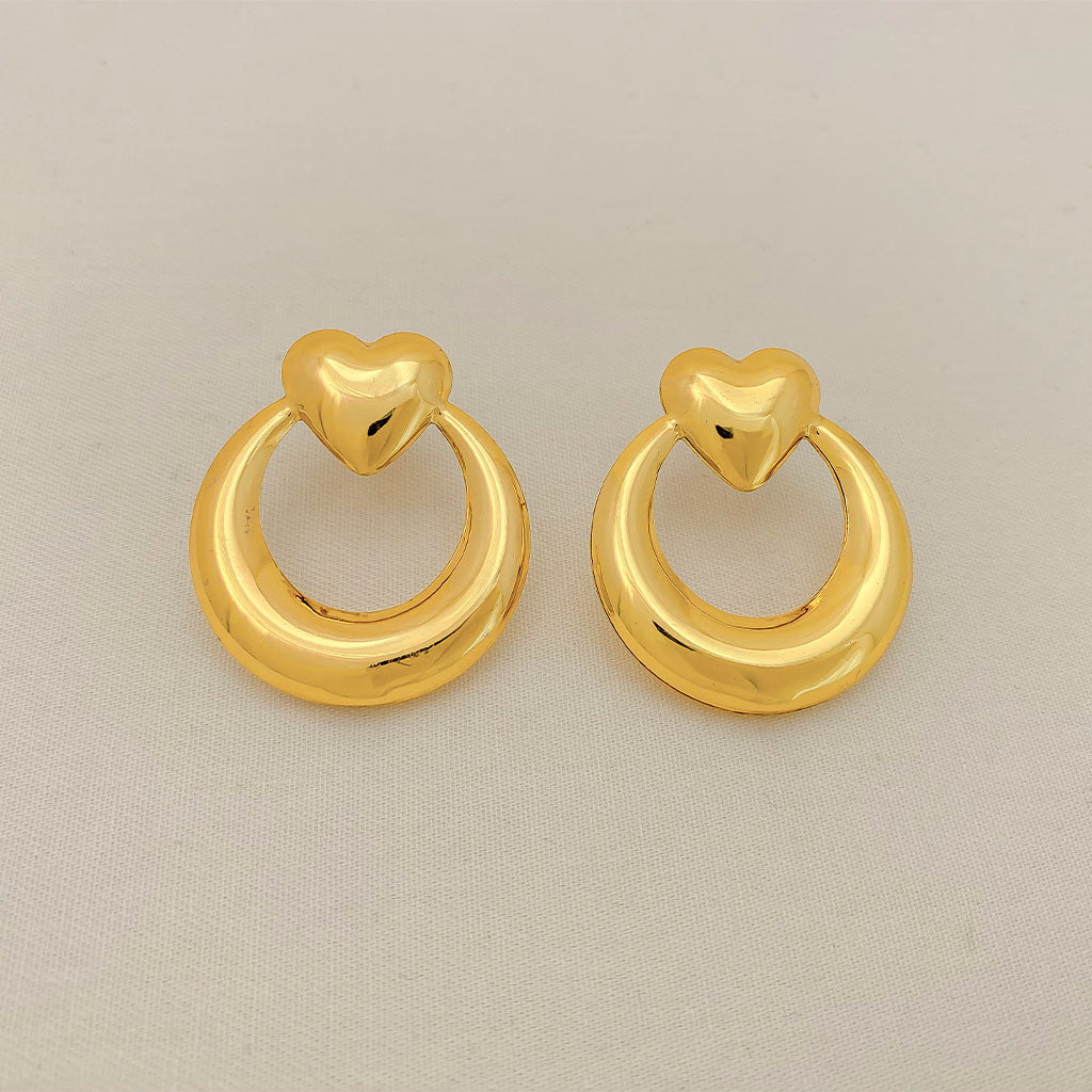 ARETES BAÑO DE ORO