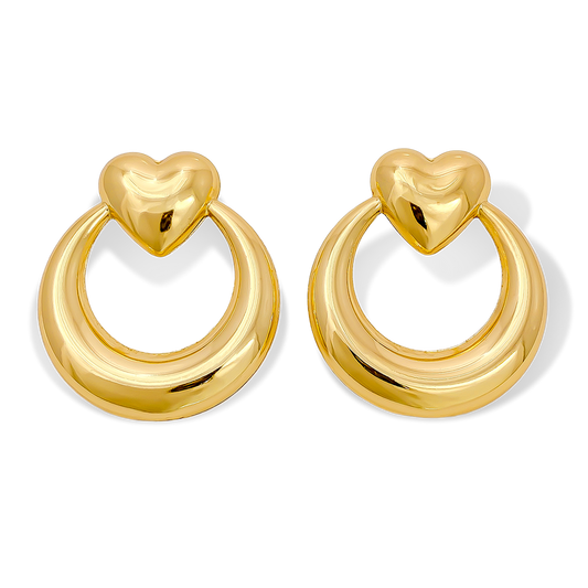 Aretes en Baño Oro