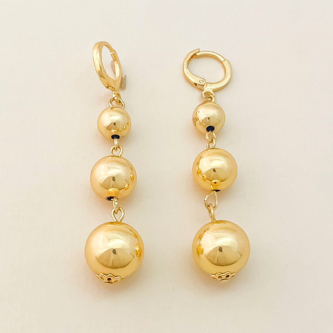 aretes cover gold,    dorado -