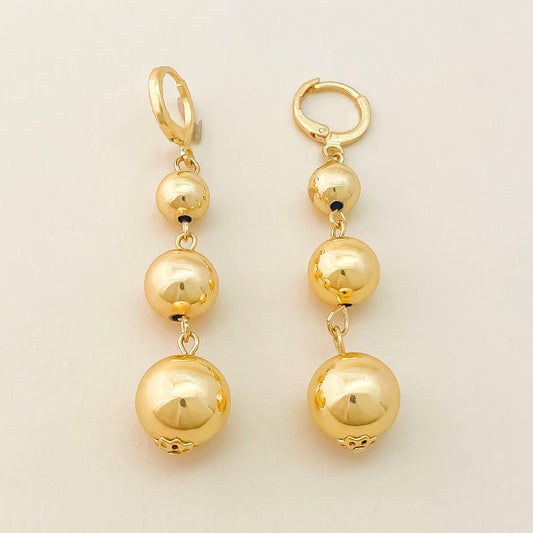 aretes cover gold,    dorado -