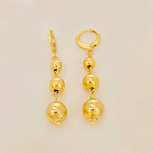 Aretes en cover gold
