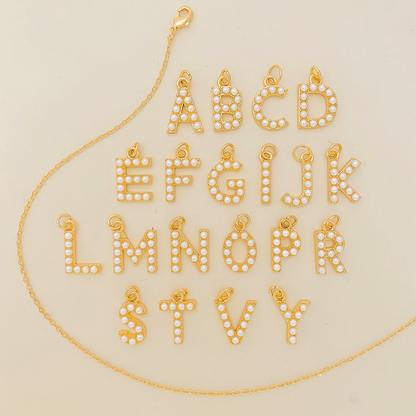 Cadena Mas Dije Dorado Inicial