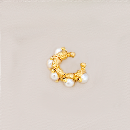 Earcuff Baño Oro,    Dorado