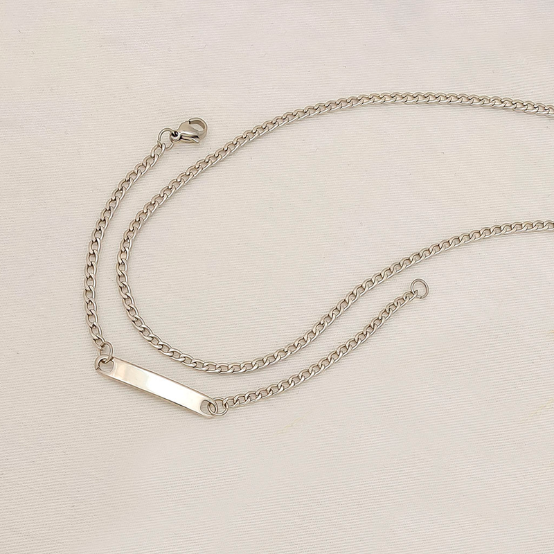 Cadena+Pulsera Acero