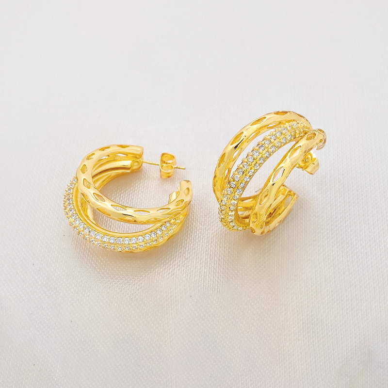 Aretes Cover Gold