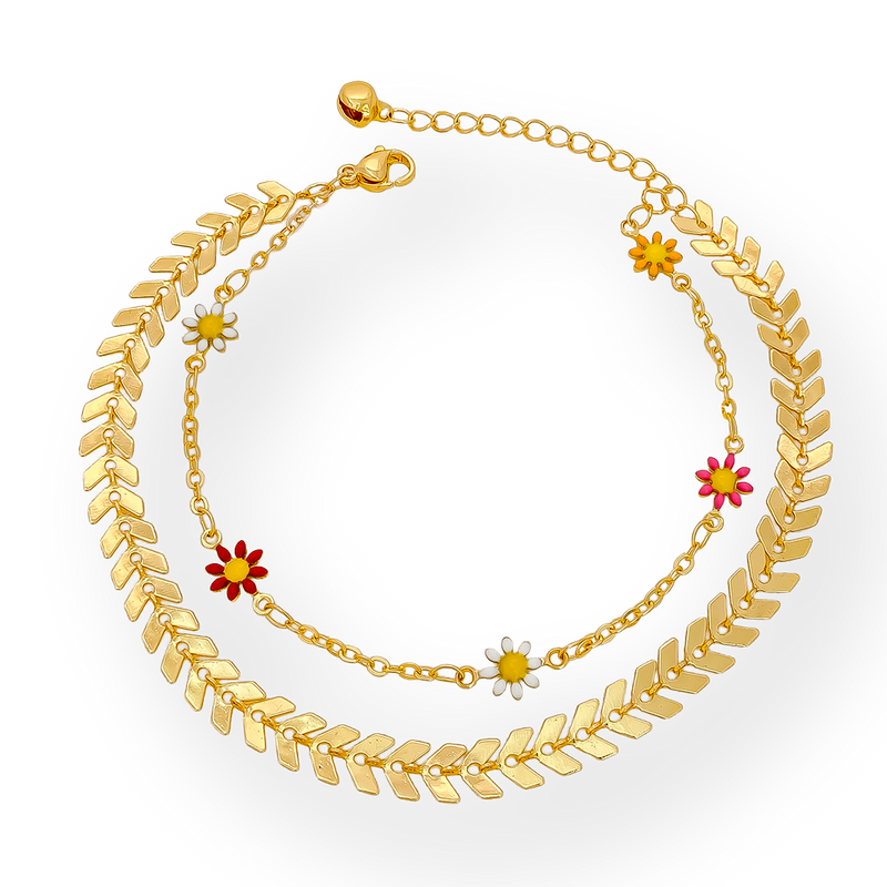 Tobillera en Cover Gold
