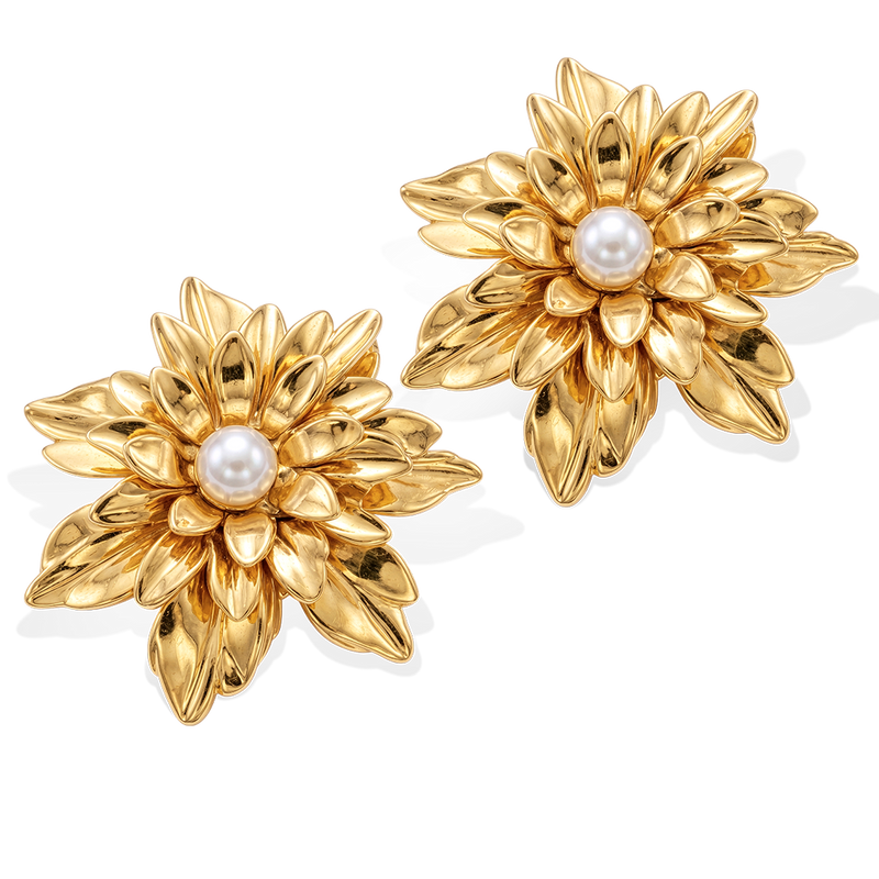Aretes en Cover Gold