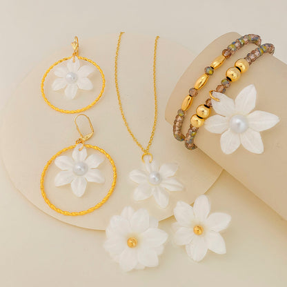 Set por 5 accesorios en baño de oro