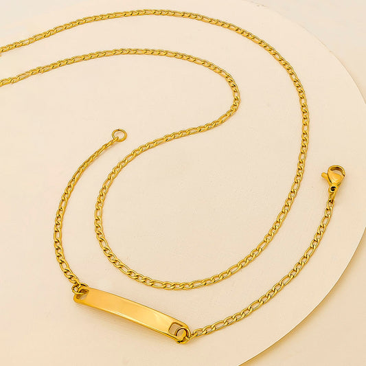 Set por dos: cadena y pulsera para niño
