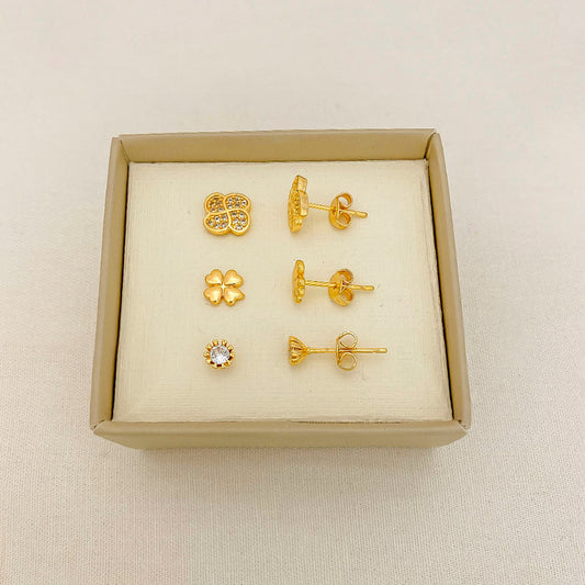 SET TOPOS COVER GOLD, X3