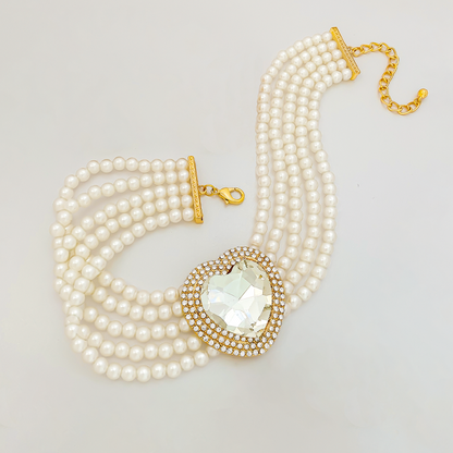 Choker Perla En Fantasia