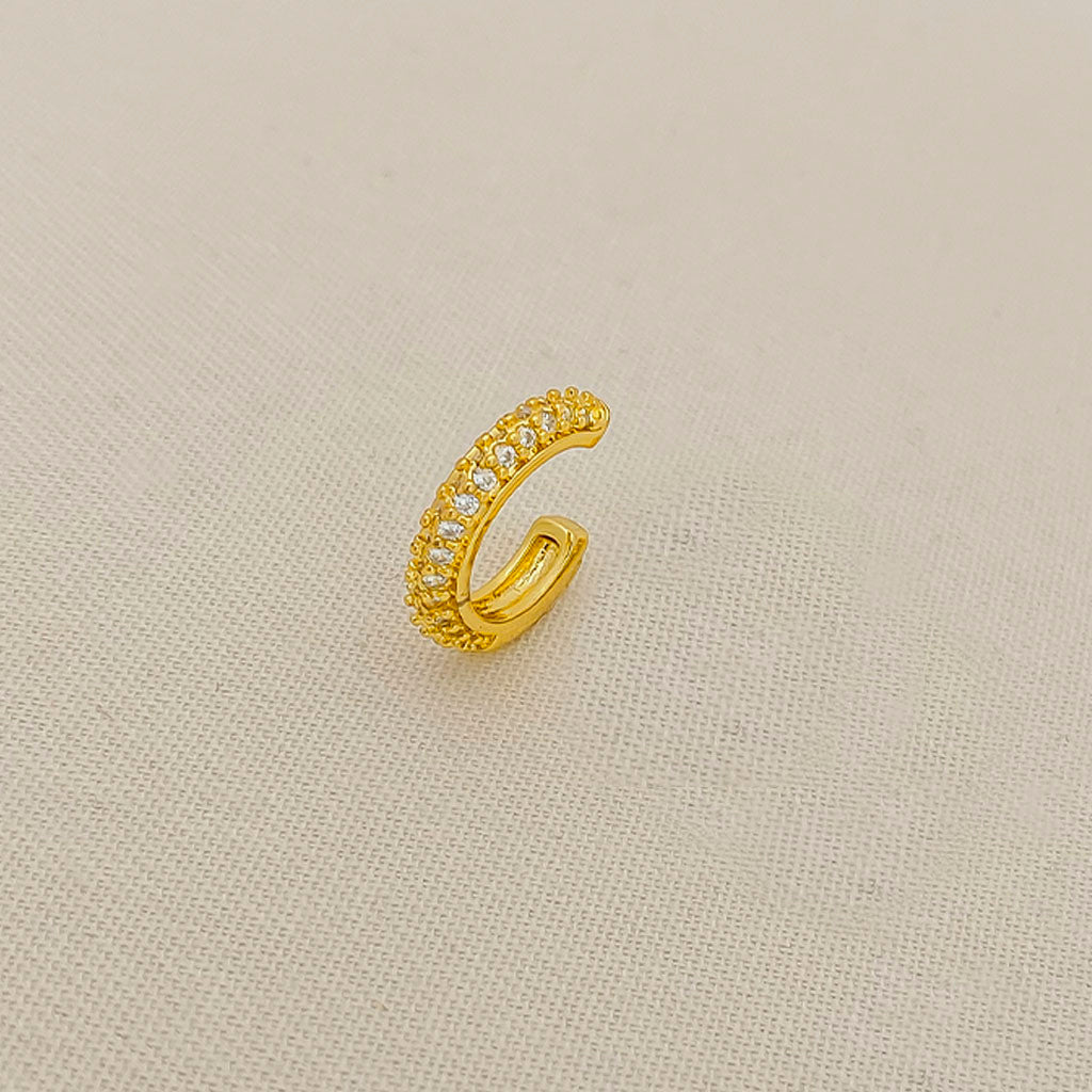 EARCUFF COVER GOLD, AJUSTABLE