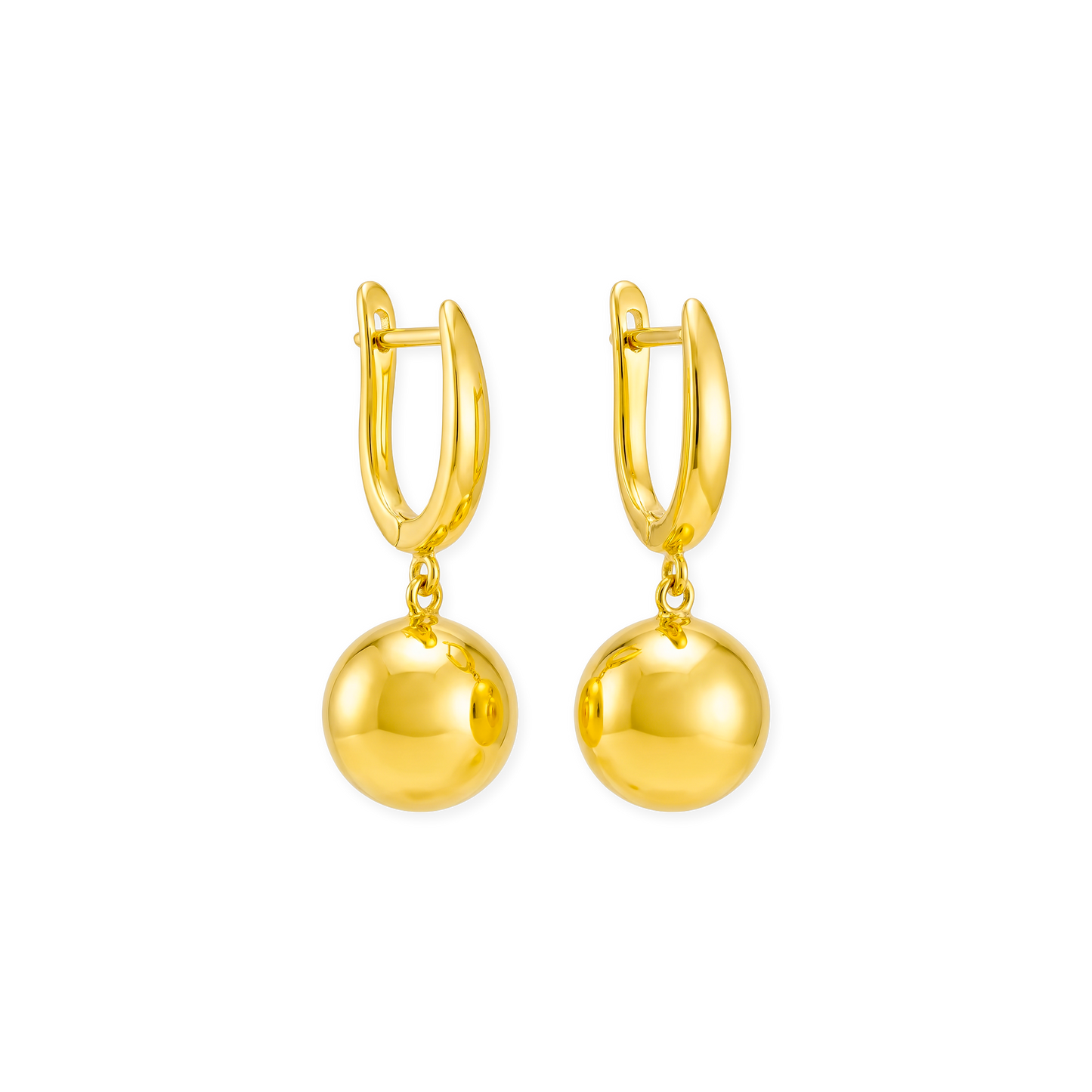 Aretes en Baño Oro