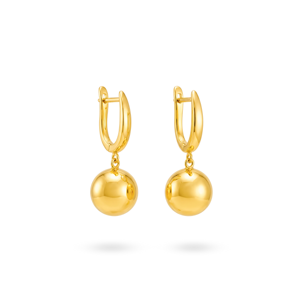 Aretes Dorado Baño Dorado