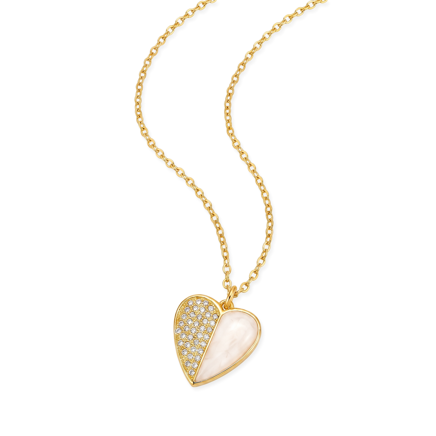 Collar Dorado Corazon