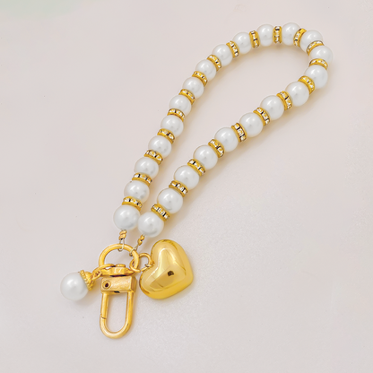 Accesorio Para Celular Fantasia, Con Dijes  Blanco -