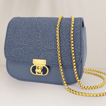 Bolso En Material Tipo Cuero