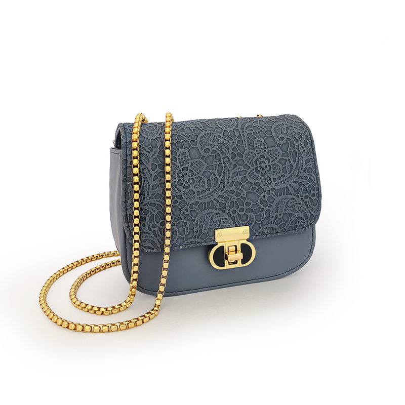 Bolso En Material Tipo Cuero
