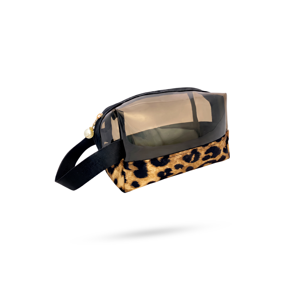 Cosmetiquera Animal Print Transparente