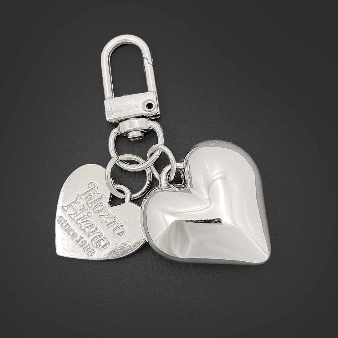 Llavero Fantasia, Corazon  Plateado
