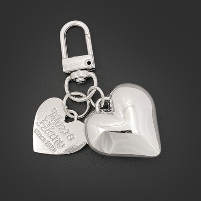Llavero Fantasia, Corazon  Plateado