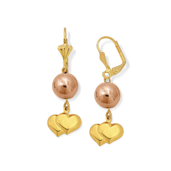 Aretes en Baño Oro