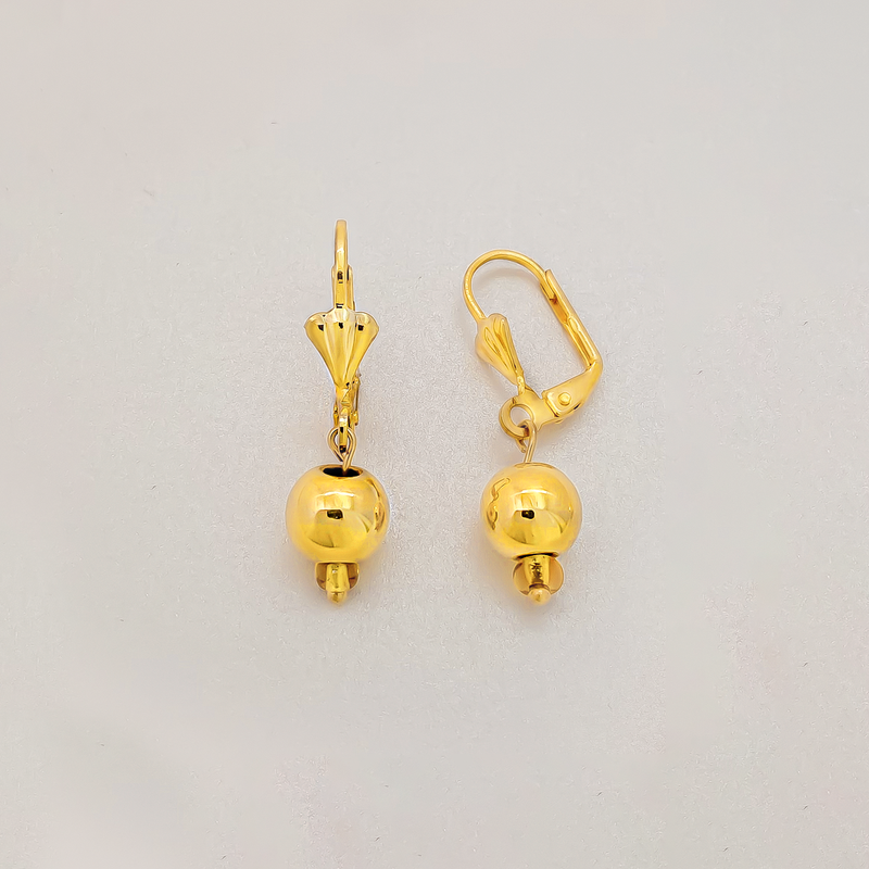 Aretes Baño Oro