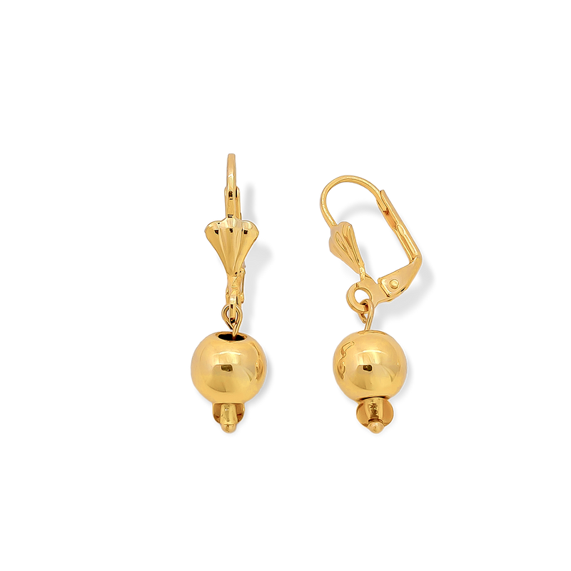 Aretes en Baño Oro