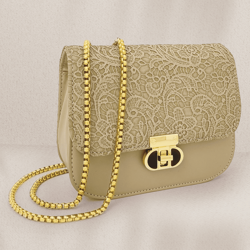 Bolso En Material Tipo Cuero