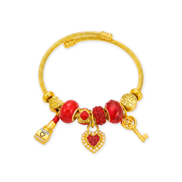 Pulsera en Baño Dorado