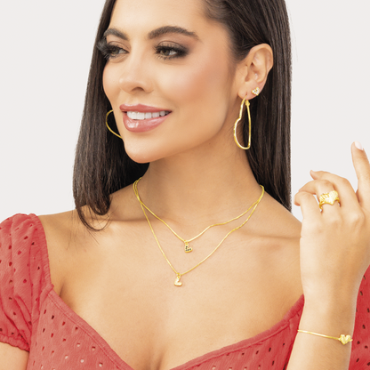 Anillo Ajustable En Cover Gold