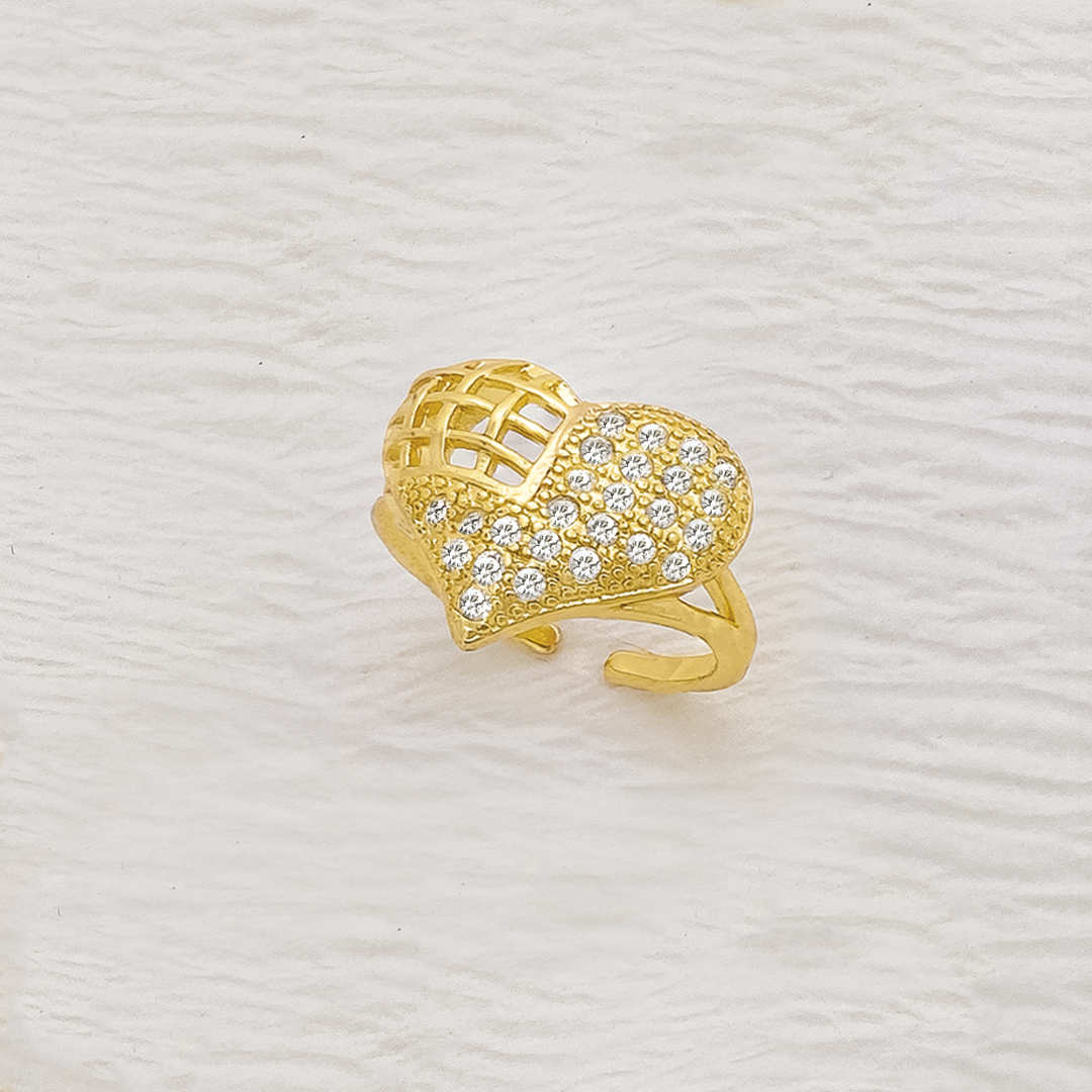 Anillo Ajustable En Cover Gold
