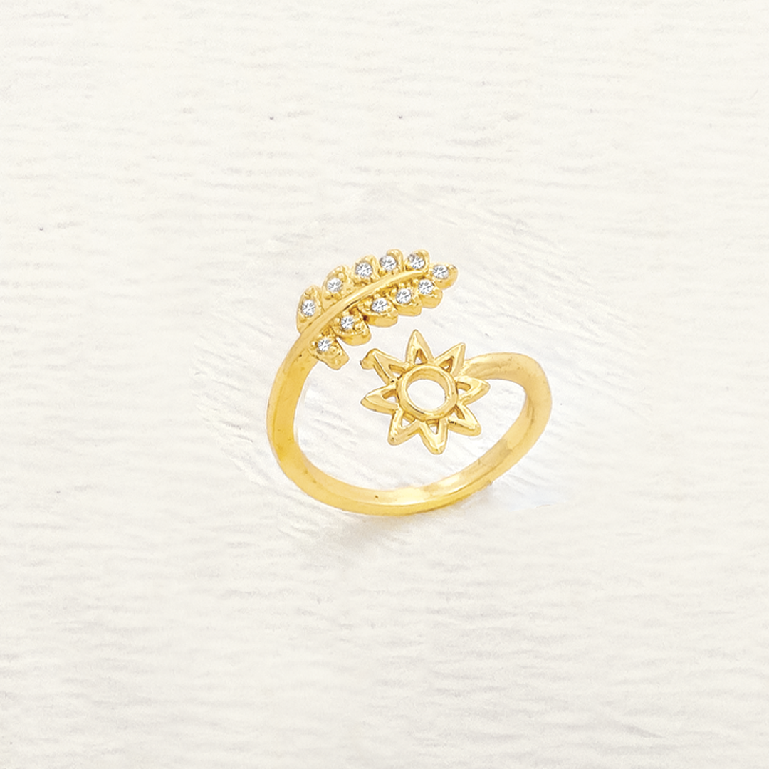 Anillo En Cover Gold Ajustable