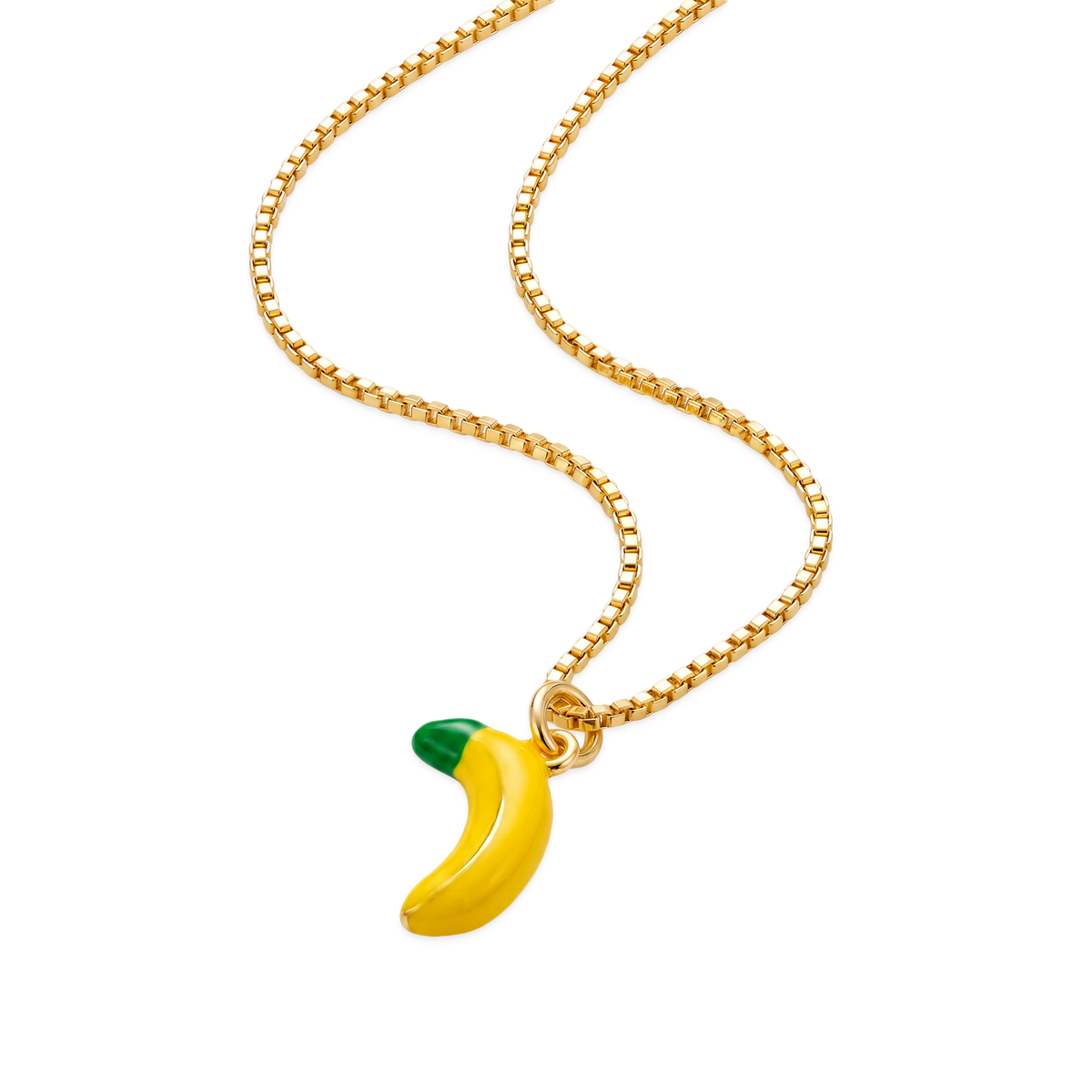 Collar Dorado Dije Banano