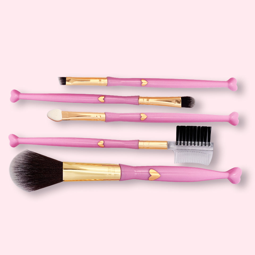 Set X 5 Brochas Rosadas