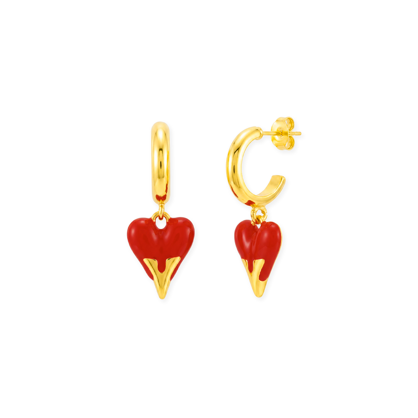 Aretes en Cover Gold