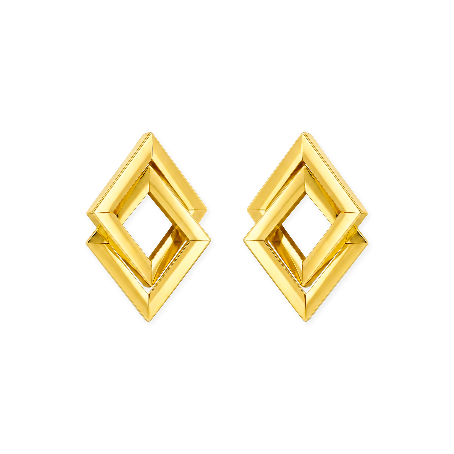 Aretes en Cover Gold