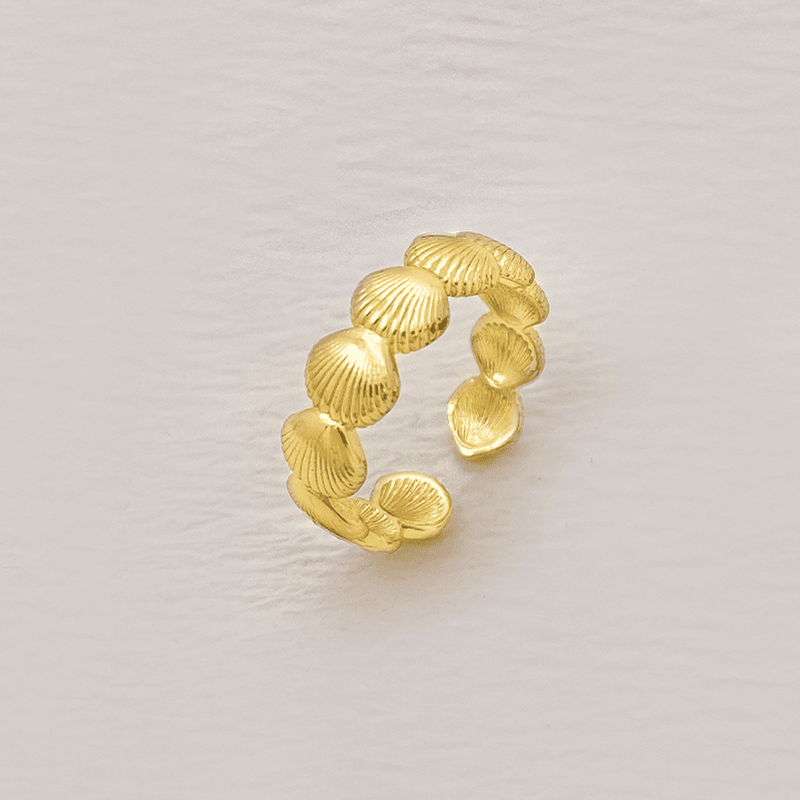 Anillo Ajustable En Cover Gold