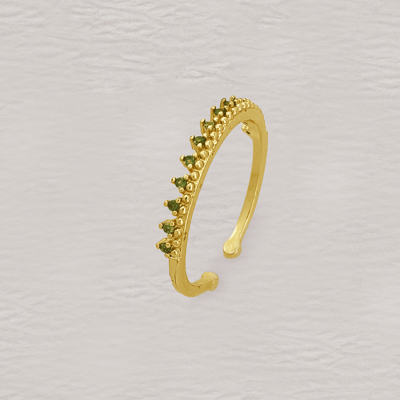 Anillo Ajustable En Cover Gold