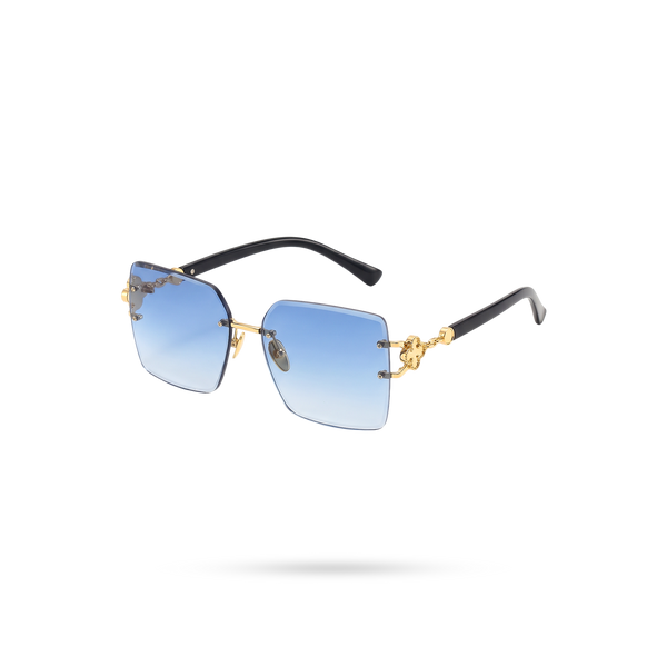 Gafas de Sol Cuadradas Lentes Azules