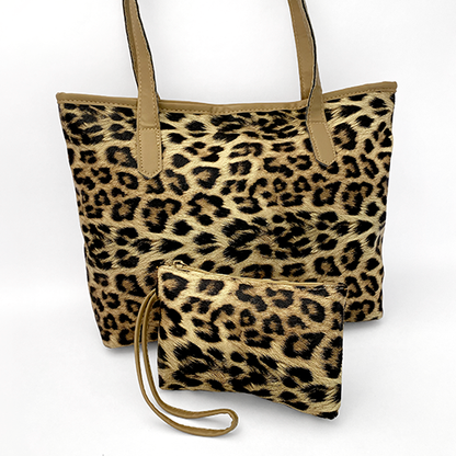 Bolso Animal Print con Cosmetiquera