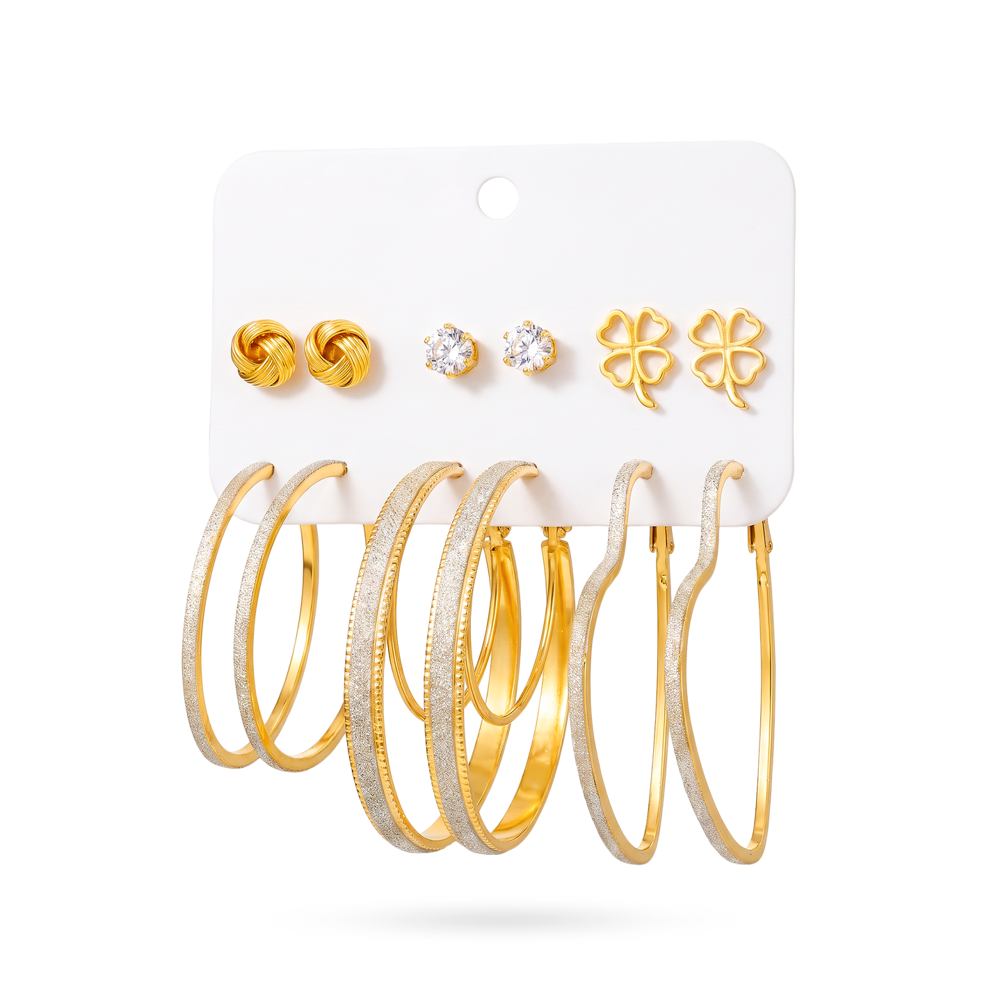 Set Aretes X6 Dorada