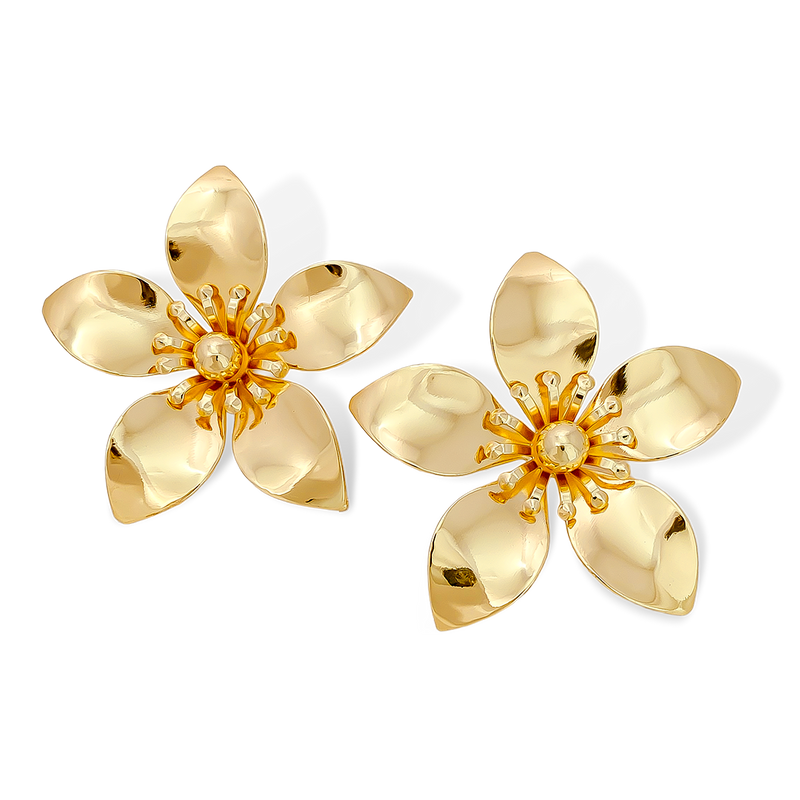 Aretes en Cover Gold
