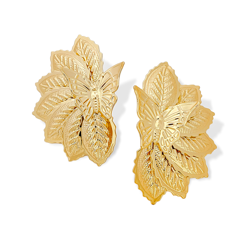Aretes en Cover Gold