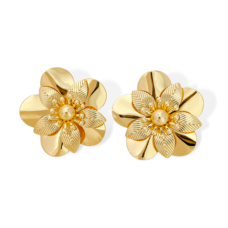 Aretes en Cover Gold