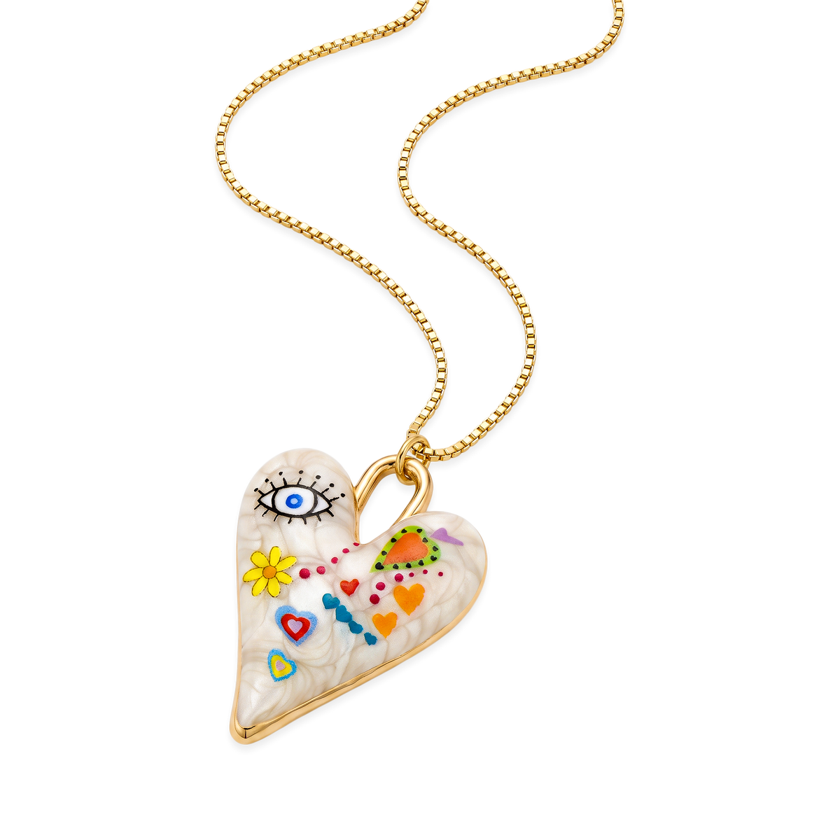 Collar Dorado Corazon